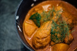 Spiced fish curry