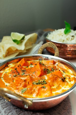 Chicken curry bowl